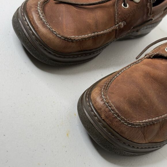 Sebago Docksides Boat Shoes Men 10.5 Brown Leather Casual Comfort Preppy Loafers main image 4
